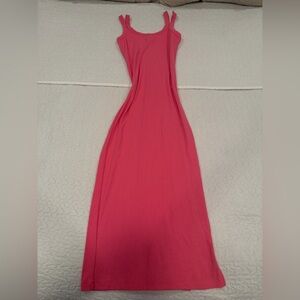 Elegant Pink Sleeveless Dress